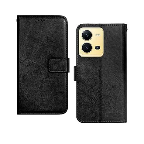 Luxury Counter Compatible for Vivo V27, Vivo V27 Pro 5G Flip Back Cover ...