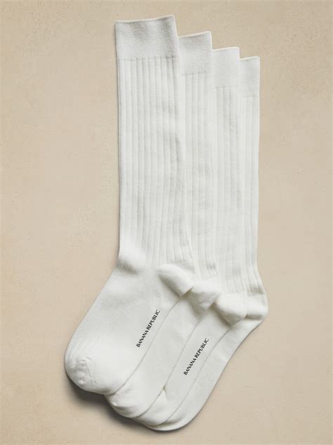 Ribbed Trouser Sock 2-Pack | Banana Republic