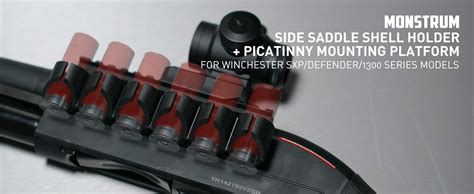 Winchester 12-Gauge Shotgun Shell Carrier with Picatinny Rail Mount ...