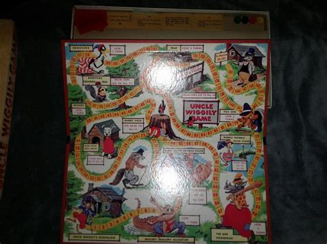 Vintage 1954 Uncle Wiggly Board Game - Complete | #1915024536
