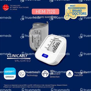 Omron Hem 7120 Bp Monitor Bp Machine 1 - Uses, Side Effects, Dosage ...