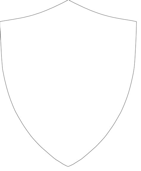 Shield Outline Clip Art at Clker.com - vector clip art online, royalty ...