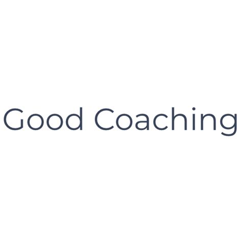 Good Coaching