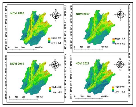 Land Use/Land Cover Change Detection and NDVI Estimation in Pakistan’s ...