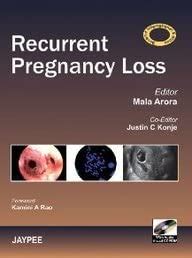 Recurrent Pregnancy Loss With Audio Visual Cd-Rom : Mala Arora: Amazon ...