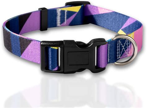 ULIKE Geometric Pattern Dog Collar with Safety Buckle - India | Ubuy