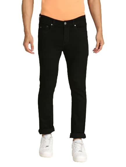 HIGH Star Men Black Slim-Fit Stretchable Jeans : Amazon.in: Clothing ...