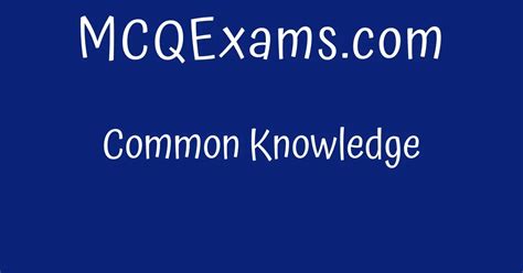 Image result for Common Knowledge Test
