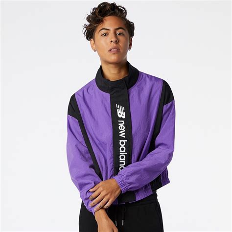 Buy New Balance Women Jacket 100% Cotton Mirage Violet Online