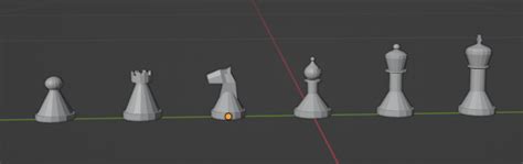 3d chess pieces | OpenGameArt.org