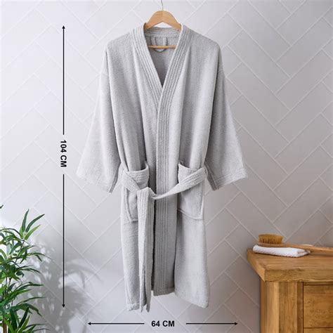 Buy Iced Palace Fluffy Cotton Adult Bathrobe - M from Home Centre at ...