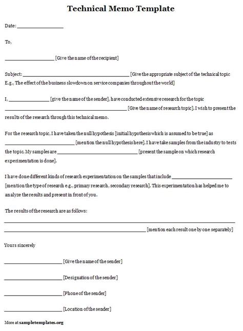 Technical-Writing Memo Format 的图像结果