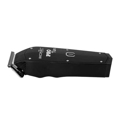 Ikonic Pro Trim Stainless Steel Blades Cordless Hair Trimmer (Black ...