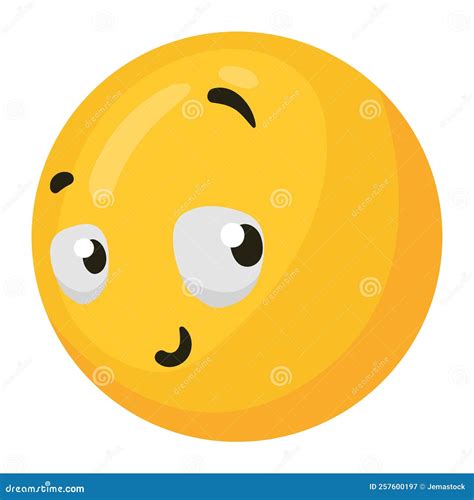 Emoji shy 3d style stock vector. Illustration of popular - 257600197
