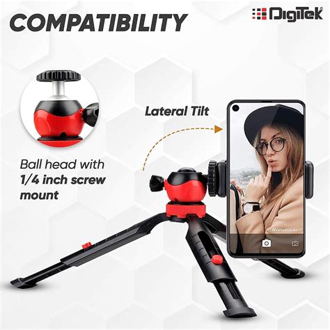 Buy Digitek Portable Flexible Mini Tripod with Mobile Holder DTR-200MT