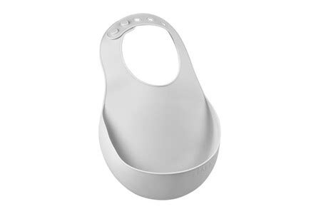 Bavoirs Beaba Bavoir silicone Gris clair | Darty