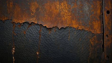 Weathered Rust Cracks Texture On Metal Panel | Images