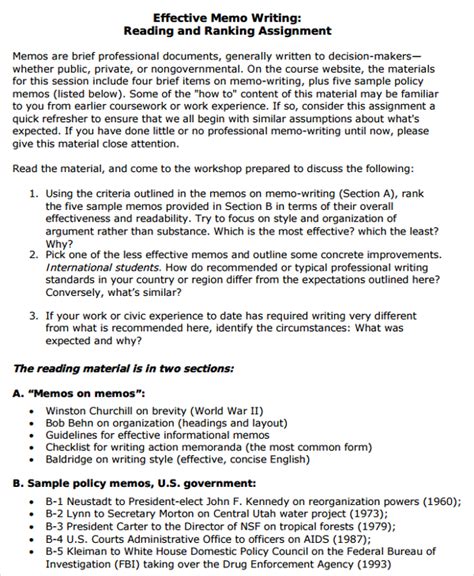 Image result for Memo Examples