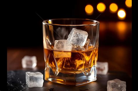 酒吧特调士威士忌加冰块高清图片下载-正版图片600169479-摄图网