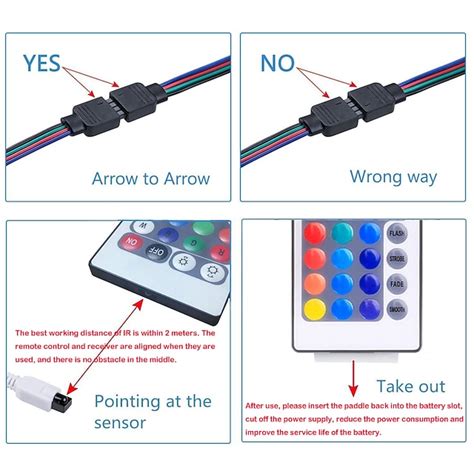 LED Light Strip 15m/20m 50ft 65.6ft RGB Color Change LED Light Strip ...
