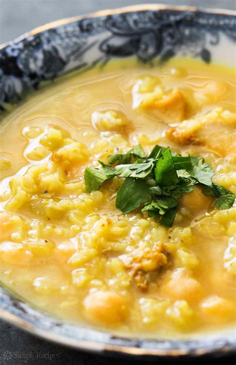 Lemon Chicken Chickpea Soup Recipe