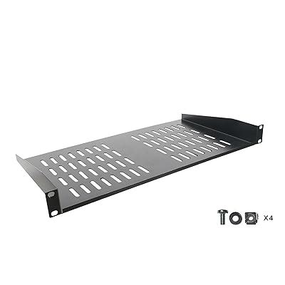 Buy Rack Shelf - Universal Cantilever Vented 1U Rack Tray for 19-inch ...