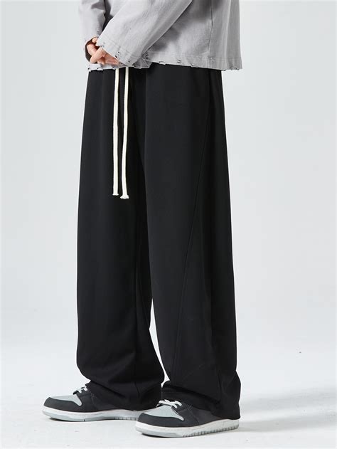 Men Drawstring Waist Wide Leg Sweatpants | SHEIN USA