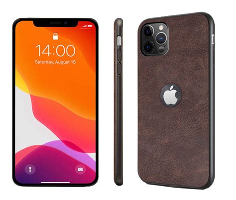 Excelsior Back Cover for Apple iphone 12 Pro Max(Faux Leather/Coffee ...