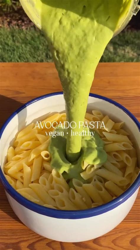 Pasta with avocado cream sauce – Artofit