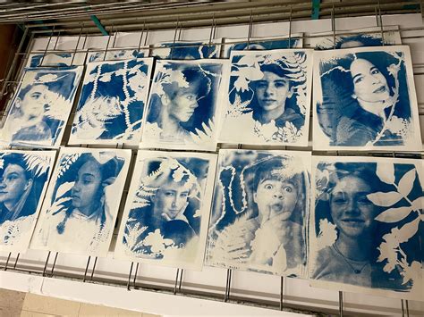 Cyanotype “Sun Prints” | Sun prints, School art projects, Art classroom