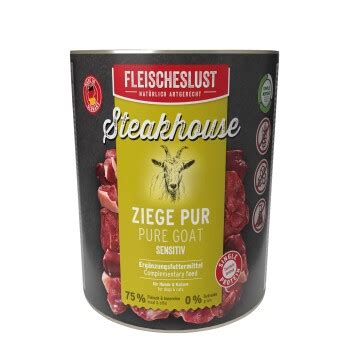 Fleischeslust Sensitiv Nassfutter Dose Ziege pur 6x800 g | FRESSNAPF
