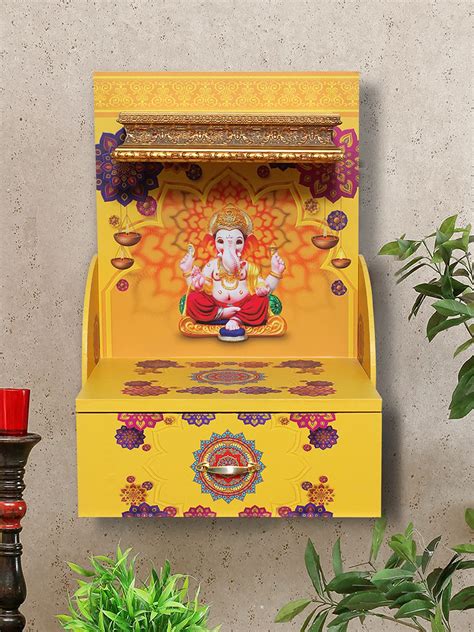 Buy 999Store Pooja Designer Temple mandir for Home Wooden Temple mandir ...