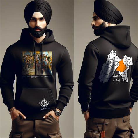 Maharaja Ranjit Singh Khalsa Darbar Hoodie - Buy Punjabi Printed ...