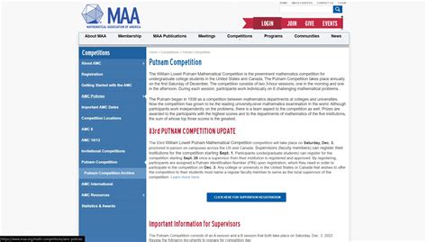 Putnam Exam Study Seminar | Announce | University of Nebraska-Lincoln