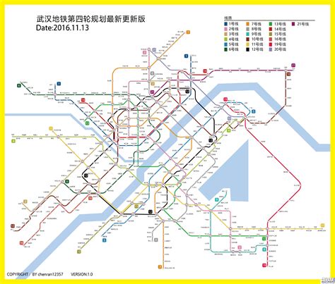 【高清】 武汉地铁规划图 - 光谷社区