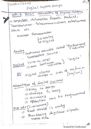 EC3352 Digital Systems Design unit1 - EC3352-DIGITAL SYSTEM DESIGN UNIT ...