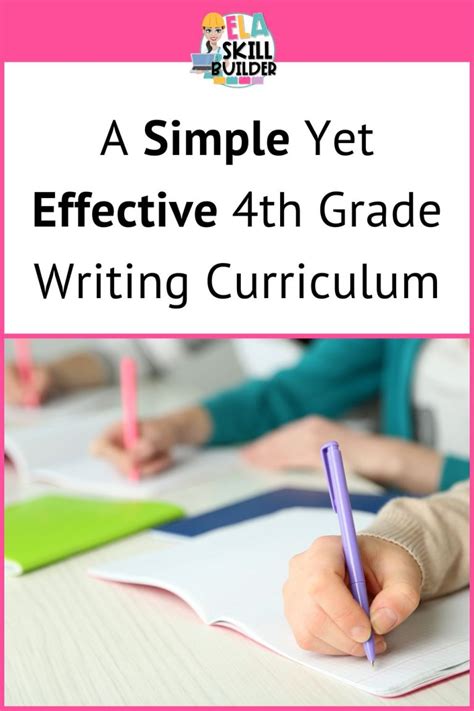 Image result for Writing Lesson 4th Grade