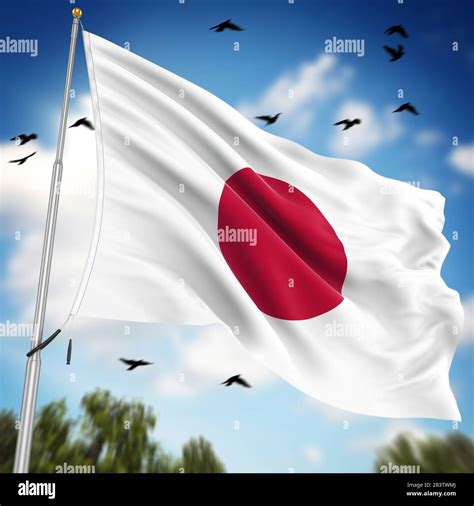 Flag of Japan Stock Photo - Alamy