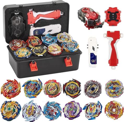 Buy Bey Battle Burst Gyro Blade Toy Set Gift with Portable Box 12 ...