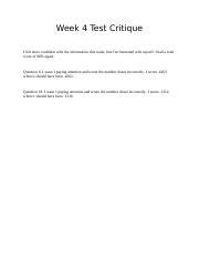 Image result for Test Critique Example