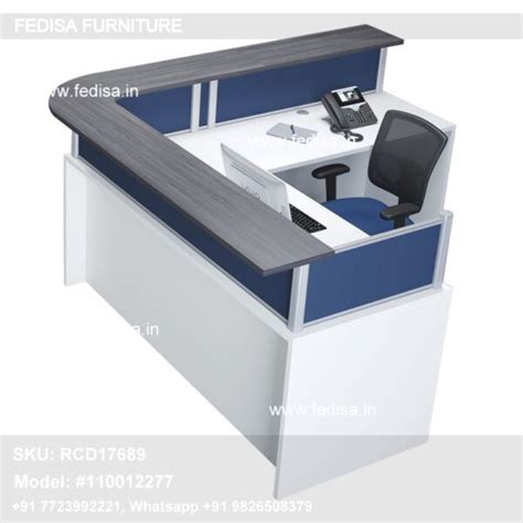 Modern Reception Desk 93 Person Reception Desk Rustic Reception Counter ...