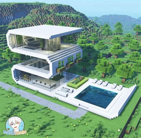 Updated modern house minecraft map – Artofit