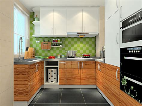 U型美式厨房装修图片 橱柜效果图_精选图集-橱柜网