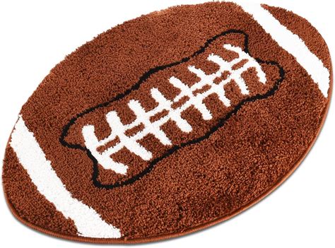 Amazon.com: Erweicet 2 Pcs Football Field Doormat Football Kitchen Rug ...