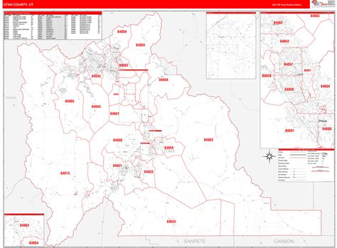 Utah County Map - Map Of Utah Counties map utah county