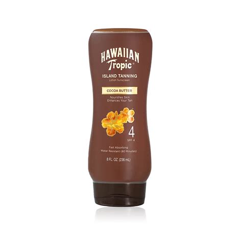 Hawaiian tropic island tanning lotion sunscreen spf 4 – 236ml