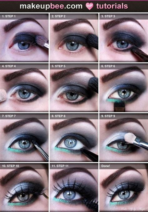Blue Eye Makeup Tutorial 的图像结果