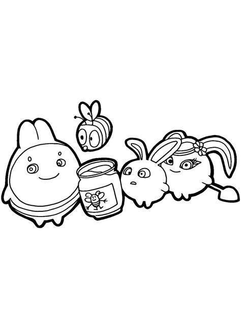 Sunny Bunnies coloring pages