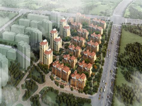天津项目3dmax 模型下载-光辉城市