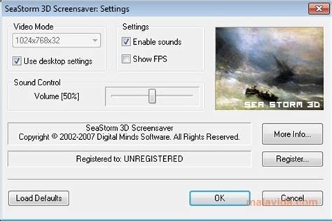 SeaStorm 3D Screensaver 1.5 - Download for PC Free